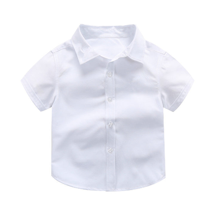 Women Short Sleeve Shirt Set with Tie and Bow Tie Mune Fashion