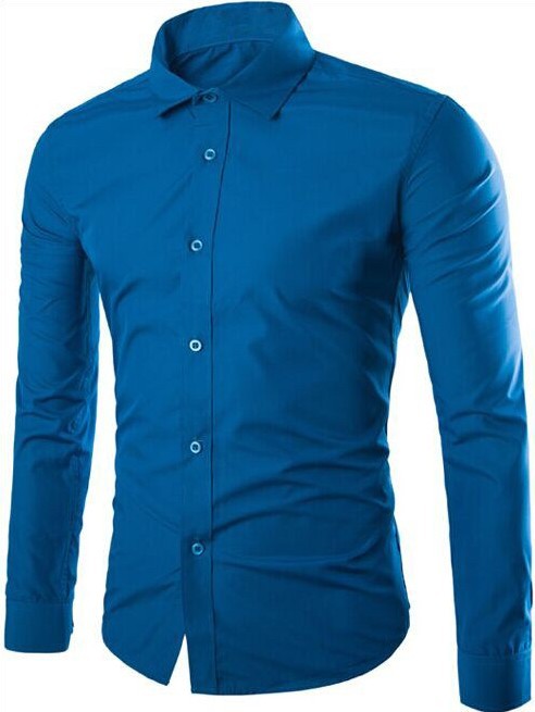 Men's tailored business shirt with Kent collar, lightweight stretch and slim silhouette Mune Fashion