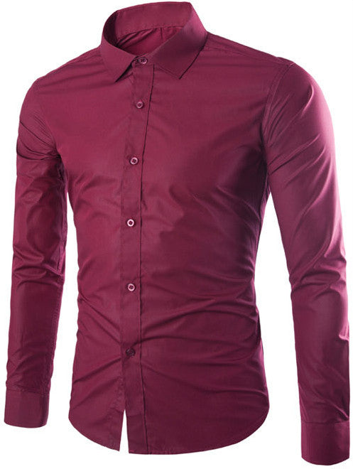 Men's tailored business shirt with Kent collar, lightweight stretch and slim silhouette Mune Fashion