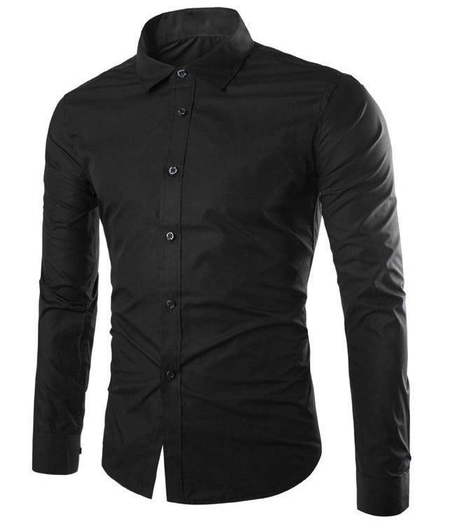 Men's tailored business shirt with Kent collar, lightweight stretch and slim silhouette Mune Fashion