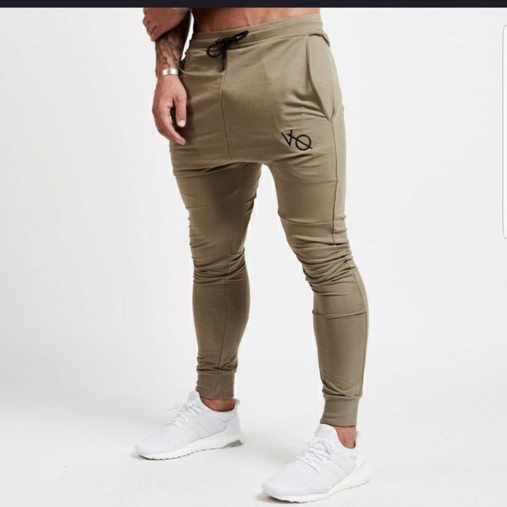 Men's nano sporty jogging pants with slim fit elastic waistband and drawstring Mune Fashion
