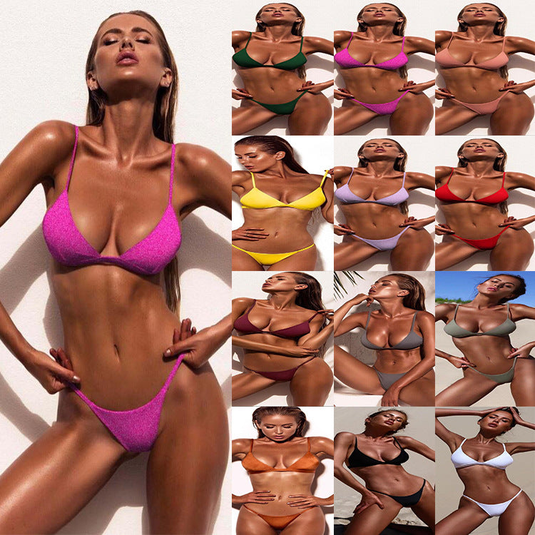 Women Minimalist Triangle Bikini Mune Fashion