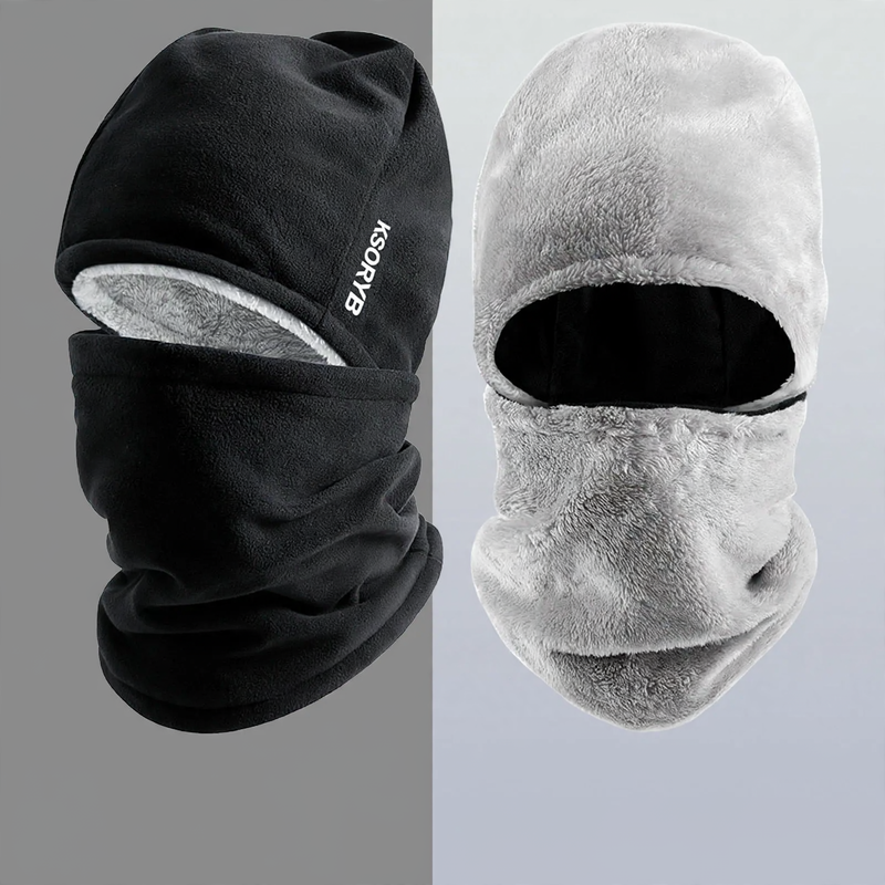 Padded hoodie scarf combination