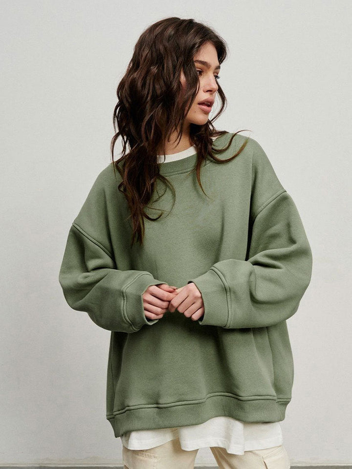 Mune | Women's Oversized Sweatshirt In Solid Color Design