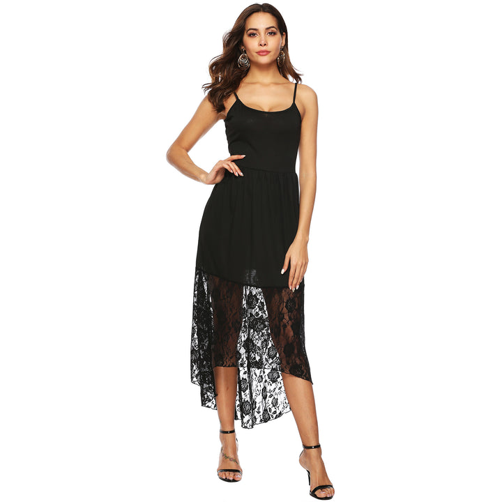 Women's maxi dress with romantic lace accents Mune Fashion