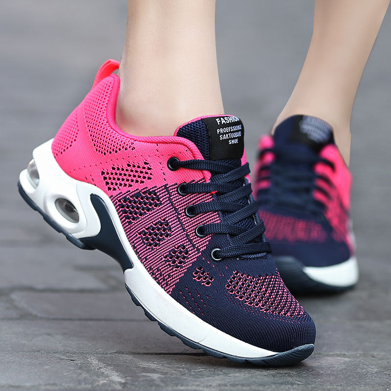 Women nan breathable knitted sneakers with cushioning capsule, shock-absorbing midsole and flexible outsole Mune Fashion