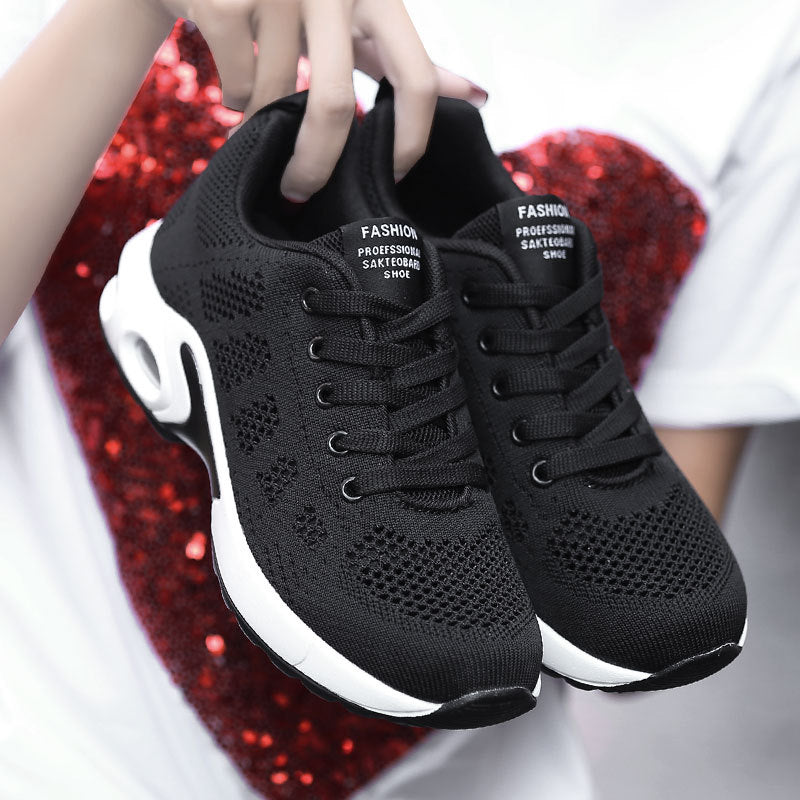Women nan breathable knitted sneakers with cushioning capsule, shock-absorbing midsole and flexible outsole Mune Fashion