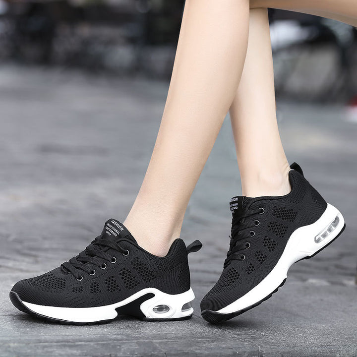 Women nan breathable knitted sneakers with cushioning capsule, shock-absorbing midsole and flexible outsole Mune Fashion