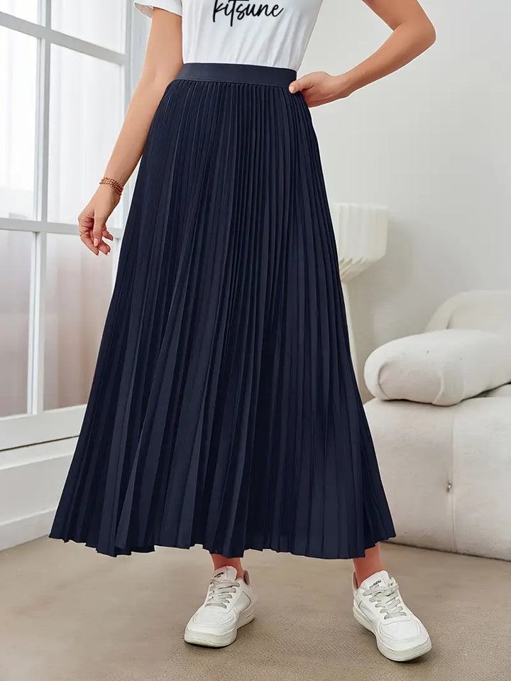 Mune Fashion | Casual Pleated Maxi Skirt