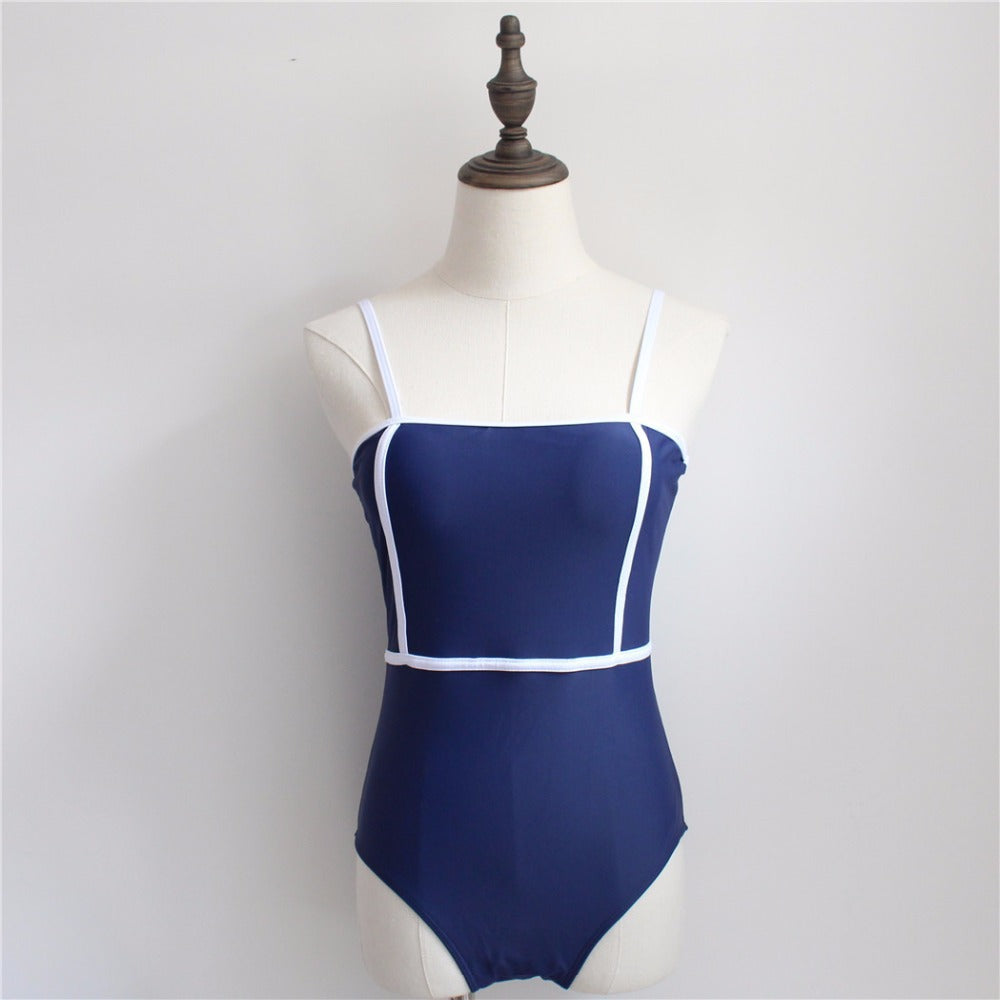 Ladies Elegant High-Cut Swimsuit Mune Fashion