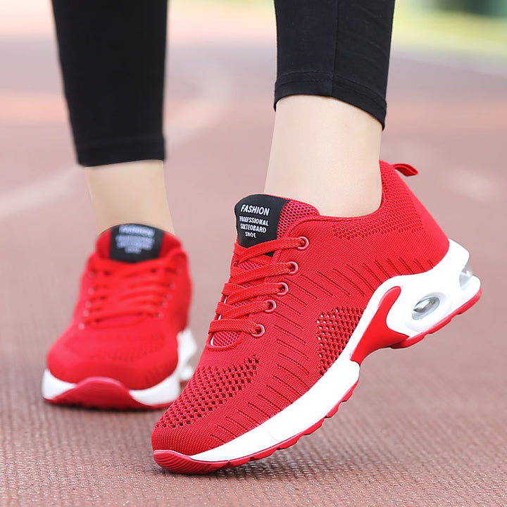 Women nan lightweight knit fitness sneakers with visible air chamber cushioning and viscoelastic insole Mune Fashion