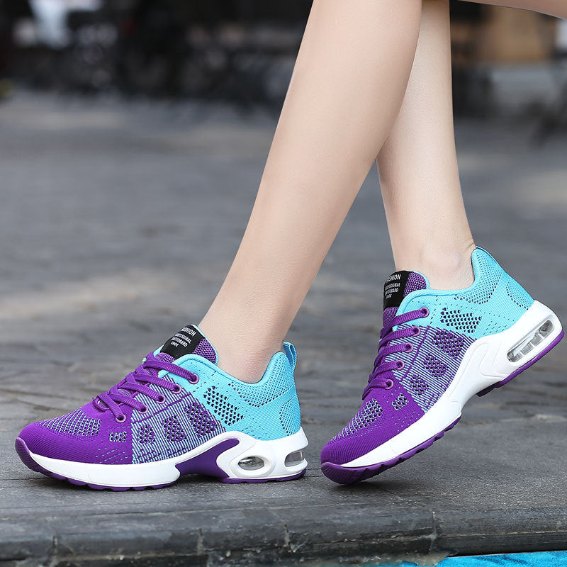Women nan breathable knitted sneakers with cushioning capsule, shock-absorbing midsole and flexible outsole Mune Fashion
