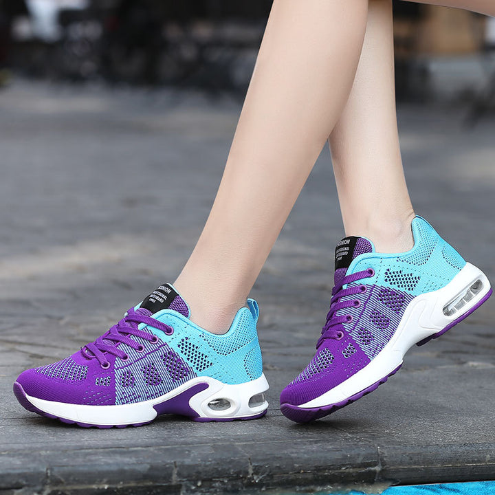 Women nan breathable knitted sneakers with cushioning capsule, shock-absorbing midsole and flexible outsole Mune Fashion
