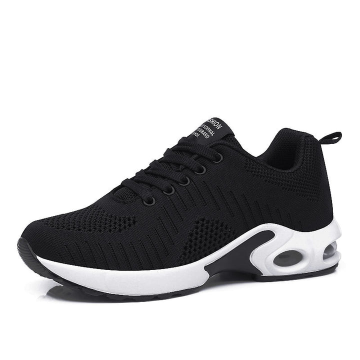 Women nan lightweight knit fitness sneakers with visible air chamber cushioning and viscoelastic insole Mune Fashion