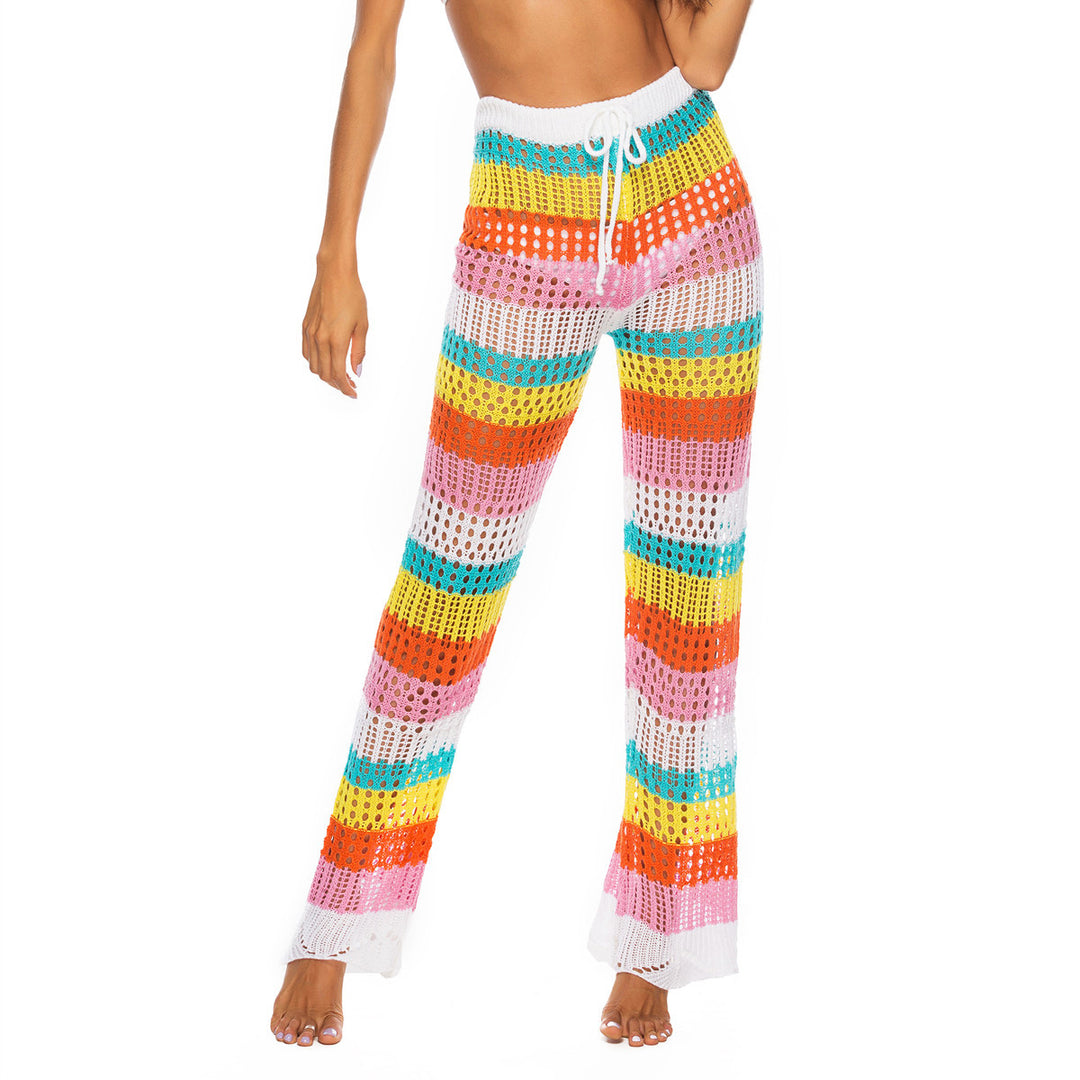 Women airy crocheted beach pants Mune Fashion