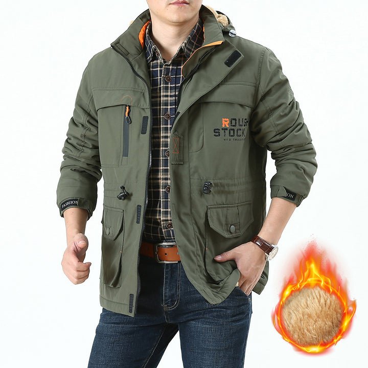 Men's Multifunctional Weather Jacket with Practical Pockets Mune Fashion