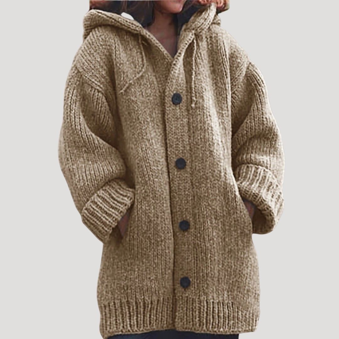 Mune | Women's chunky knitted wool winter coat