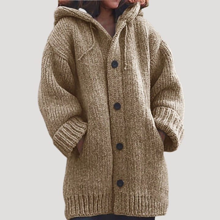 Mune | Women's chunky knitted wool winter coat