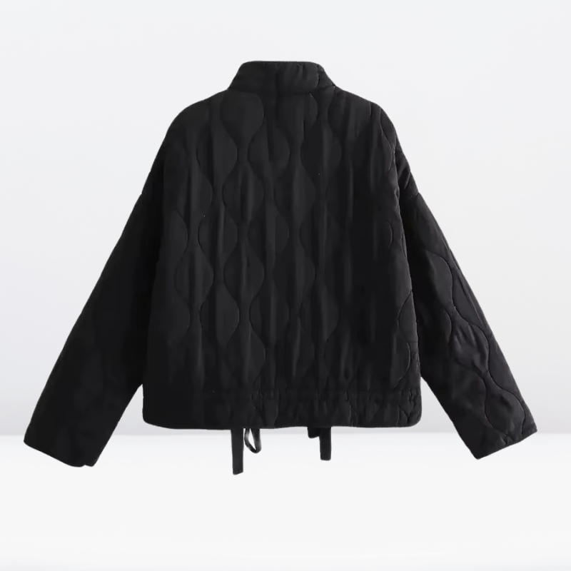 Mune | Women's Quilted Jacket with Drawstring & Zipper