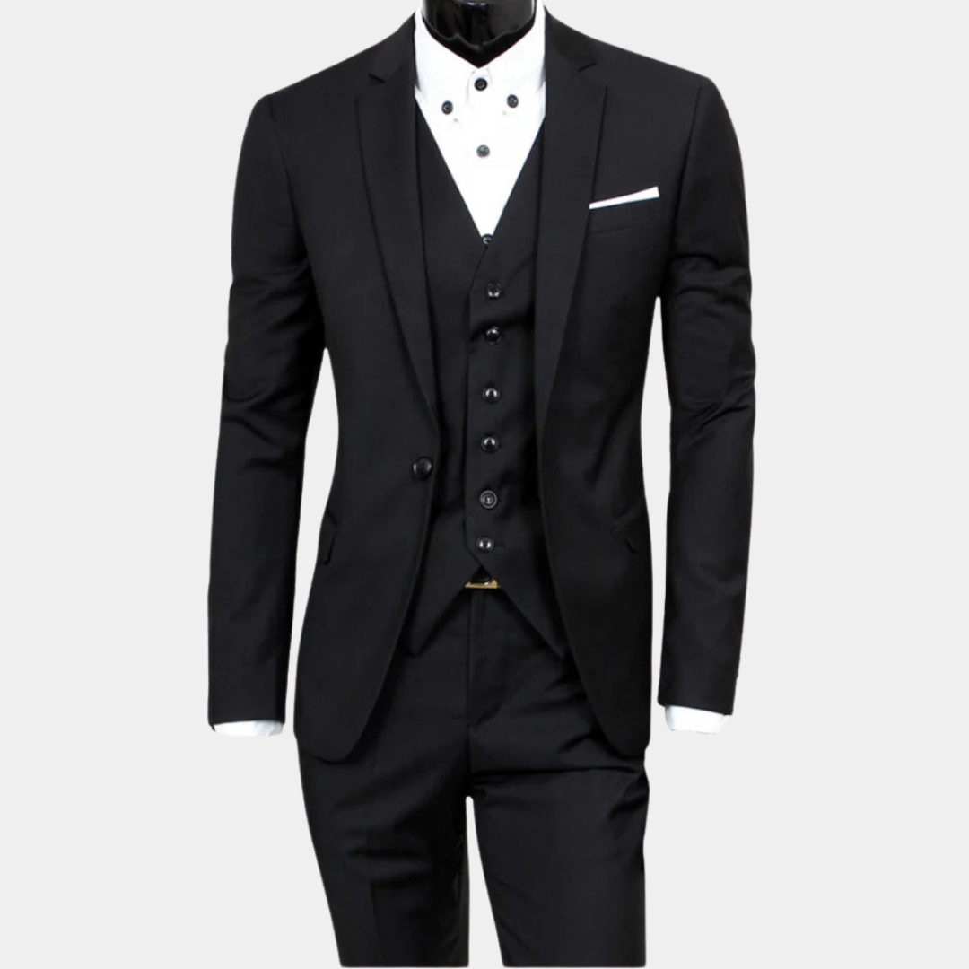 Mune Fashion | Men's Business Suit 3-piece - Blazer, Waistcoat & Trousers