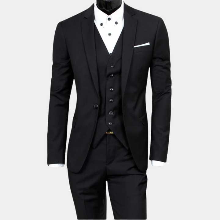 Mune Fashion | Men's Business Suit 3-piece - Blazer, Waistcoat & Trousers