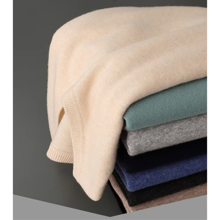 Mune | Cashmere Sweater Men V Neck Soft Cashmere Knit Material