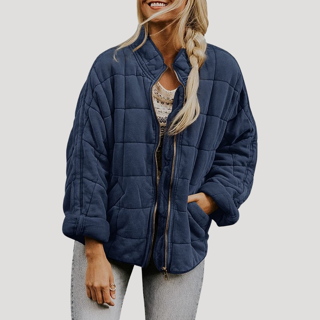 Mune | Women's padded oversized zipper puffer jacket