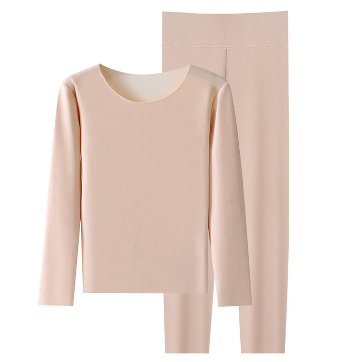 Thermal underwear set with warming function and shaping effect