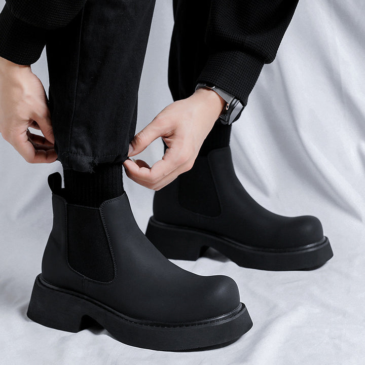 Men's Chelsea Boots 3177-R with Wedge Heel