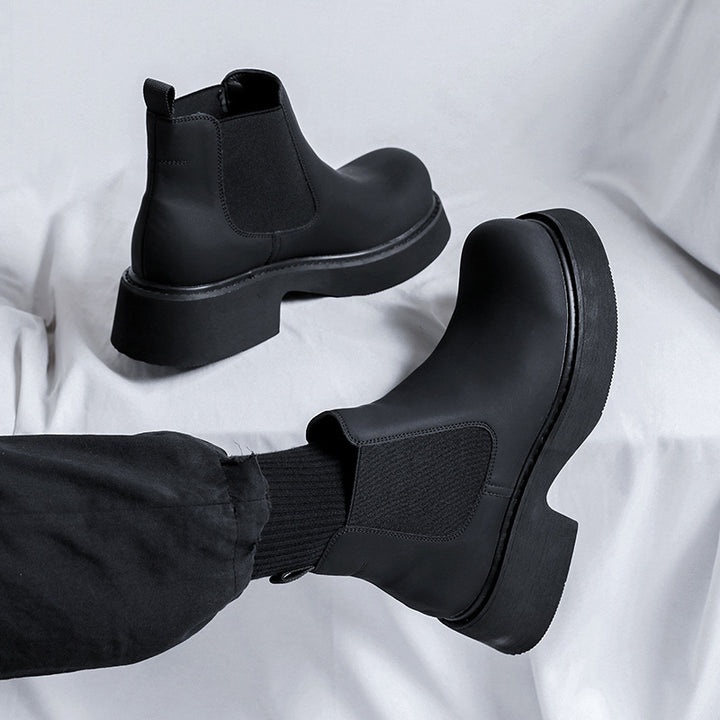 Men's Chelsea Boots 3177-R with Wedge Heel