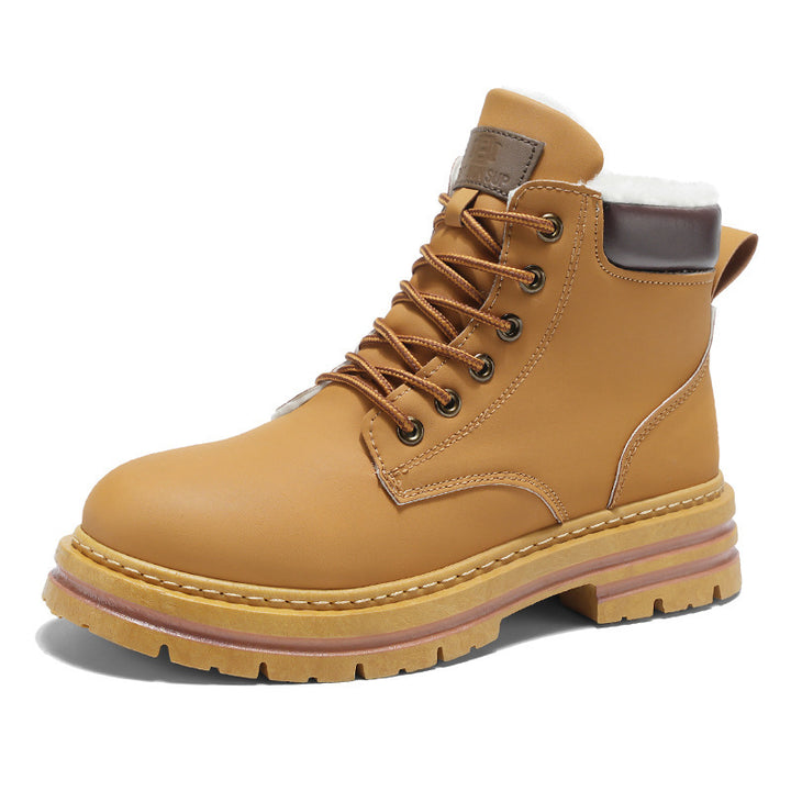 Padded men's boots, slip-resistant, EVA insole
