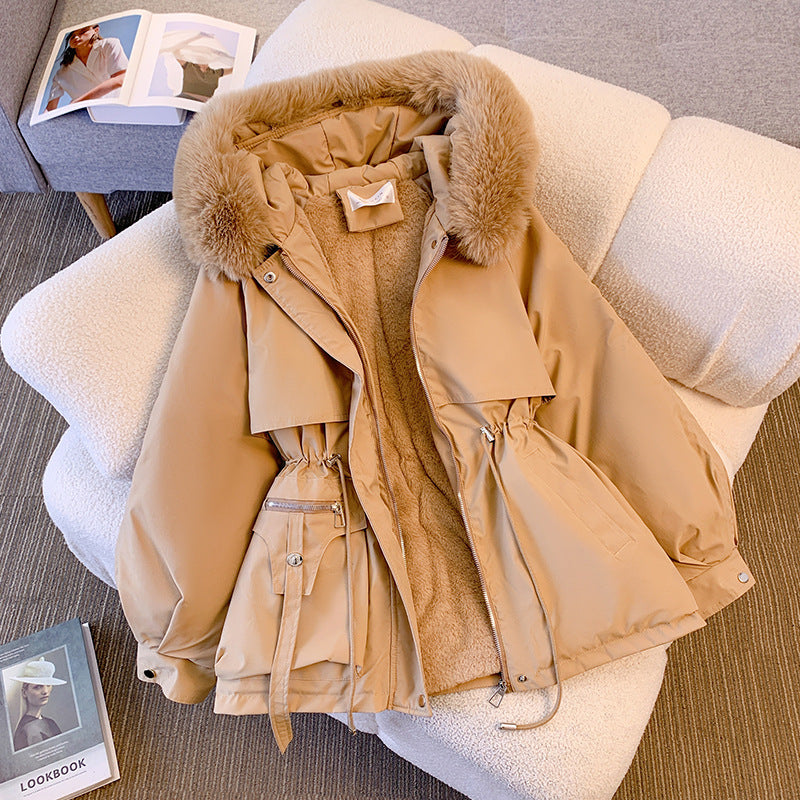 Ladies' winter jacket, tailored, insulated, short