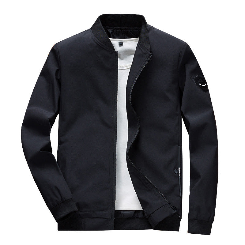 Men's Minimalist Softshell Jacket with Elastic Cuffs and Concealed Zipper Mune Fashion