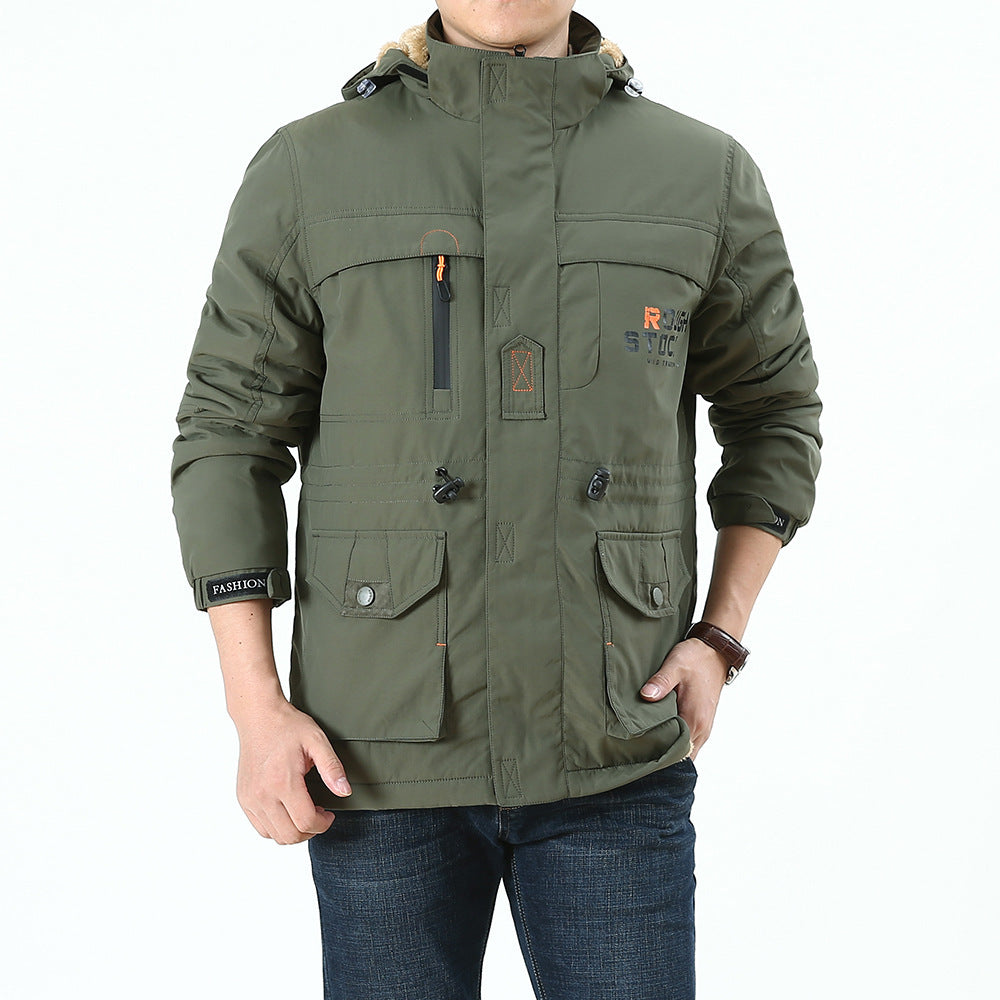 Men's Multifunctional Weather Jacket with Practical Pockets Mune Fashion