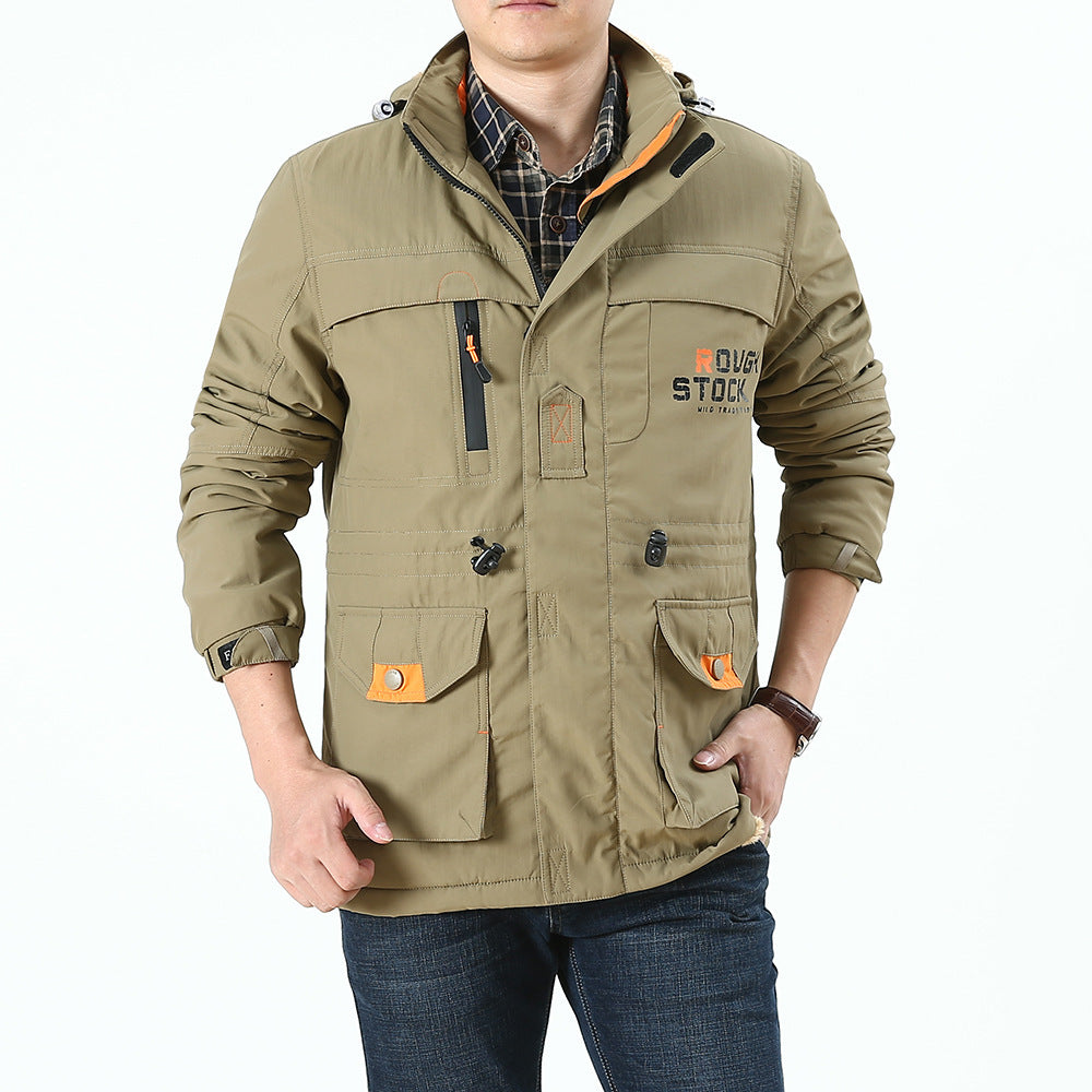Men's Multifunctional Weather Jacket with Practical Pockets Mune Fashion