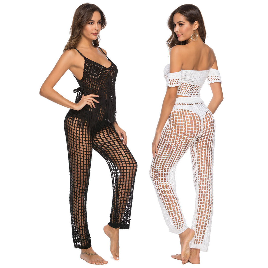 Women's Elegant Crochet Beach Sarong Mune Fashion