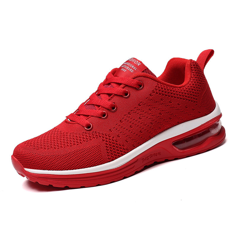 Women's breathable knitted casual sneakers with integrated air cushioning midsole and flexible outsole Mune Fashion