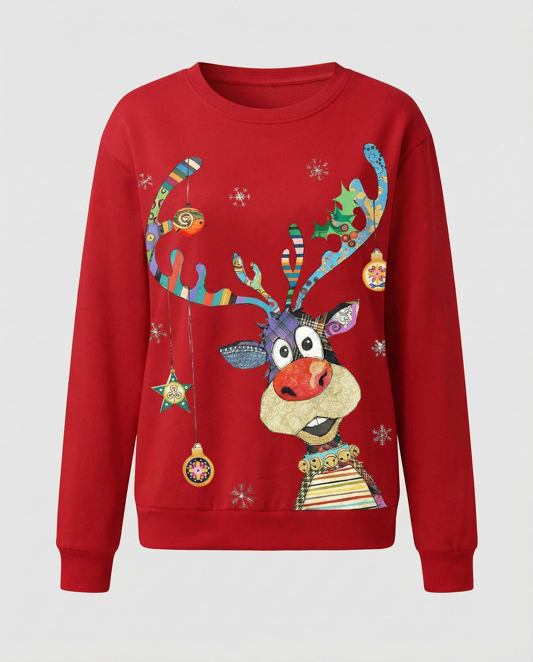 Cozy festive sweater women winter