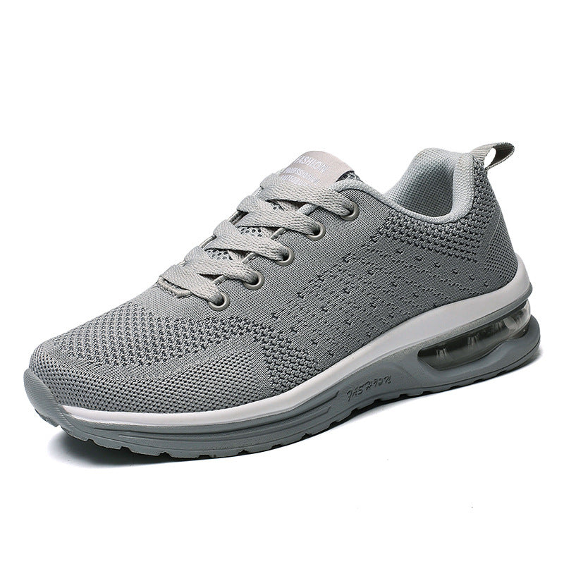 Women's breathable knitted casual sneakers with integrated air cushioning midsole and flexible outsole Mune Fashion