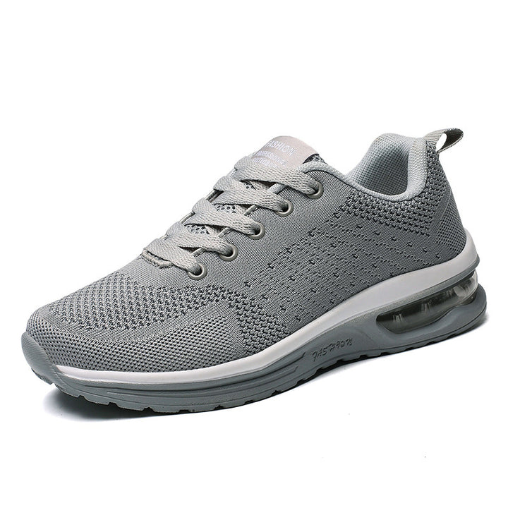 Women's breathable knitted casual sneakers with integrated air cushioning midsole and flexible outsole Mune Fashion