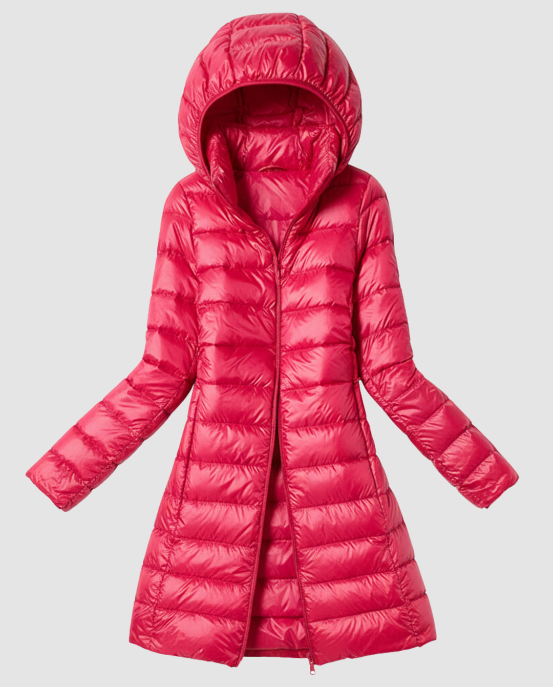 Women's ultra-light down jacket with hood