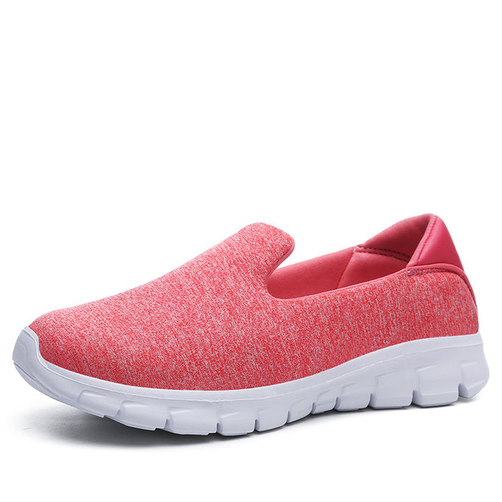 Women's lightweight slip-on shoe made of knitted fabric with flexible cushioning sole and padded insole Mune Fashion