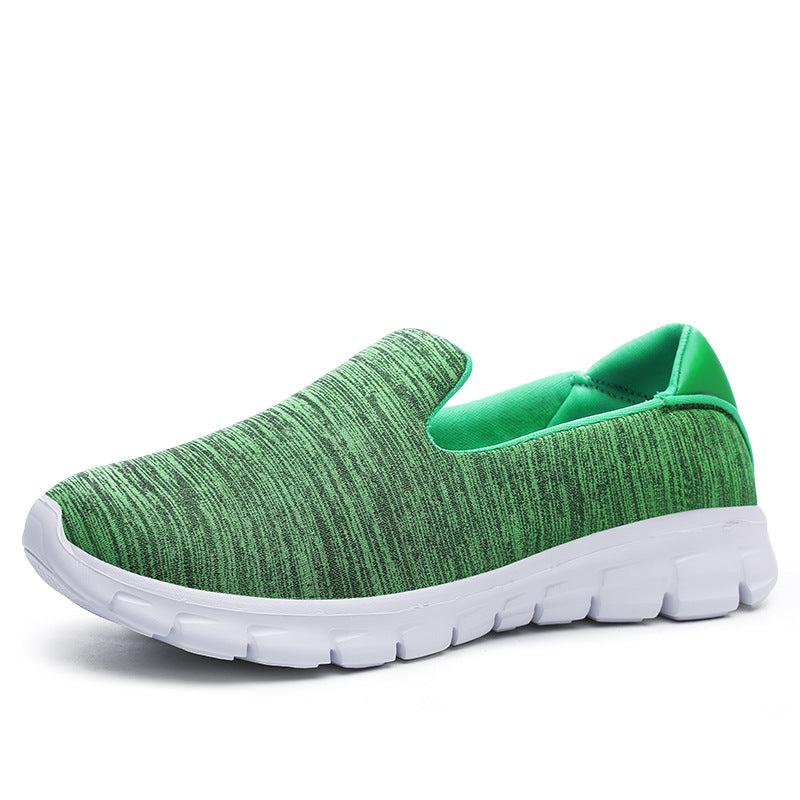 Women's lightweight slip-on shoe made of knitted fabric with flexible cushioning sole and padded insole Mune Fashion