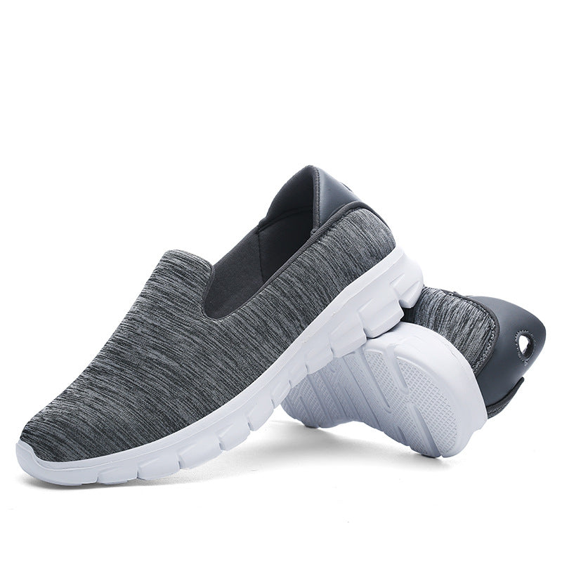 Women's lightweight slip-on shoe made of knitted fabric with flexible cushioning sole and padded insole Mune Fashion