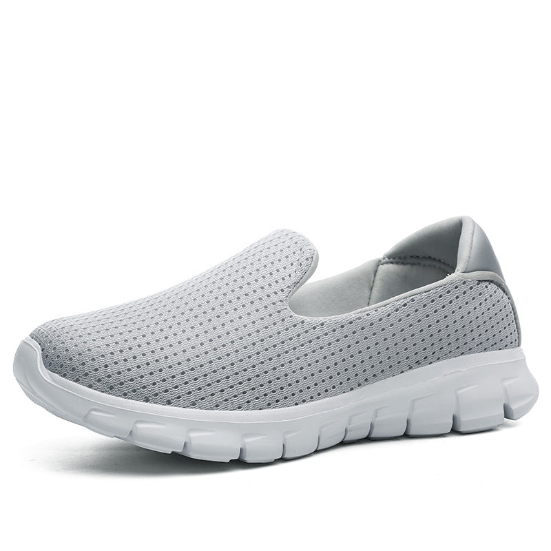Women's lightweight slip-on shoe made of knitted fabric with flexible cushioning sole and padded insole Mune Fashion