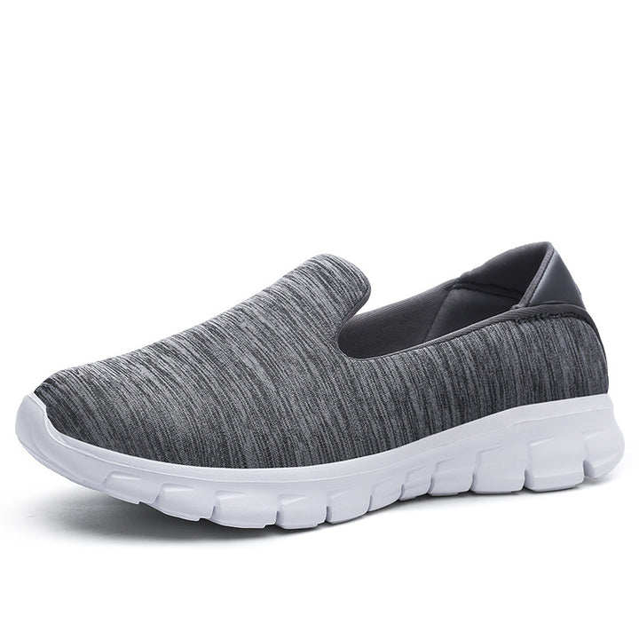 Women's lightweight slip-on shoe made of knitted fabric with flexible cushioning sole and padded insole Mune Fashion