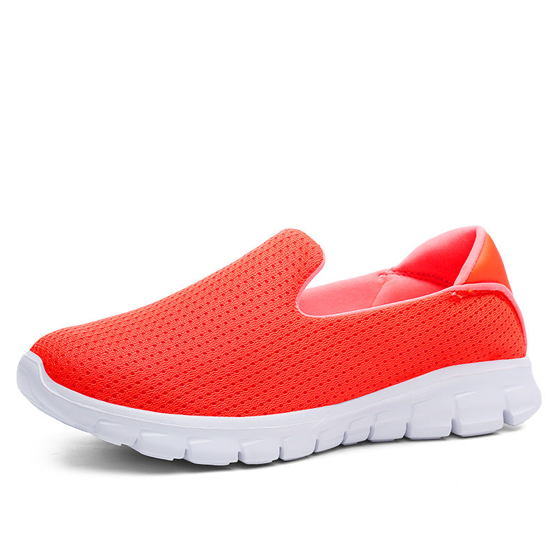 Women's lightweight slip-on shoe made of knitted fabric with flexible cushioning sole and padded insole Mune Fashion