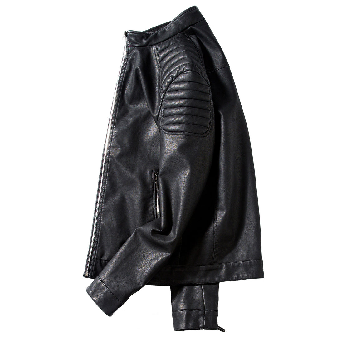 Men's Fashion Leather Jacket Mune Fashion