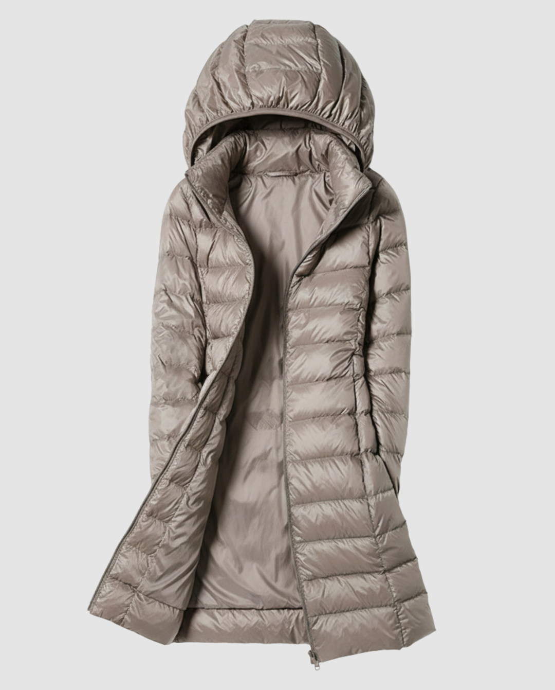 Women's ultra-light down jacket with hood