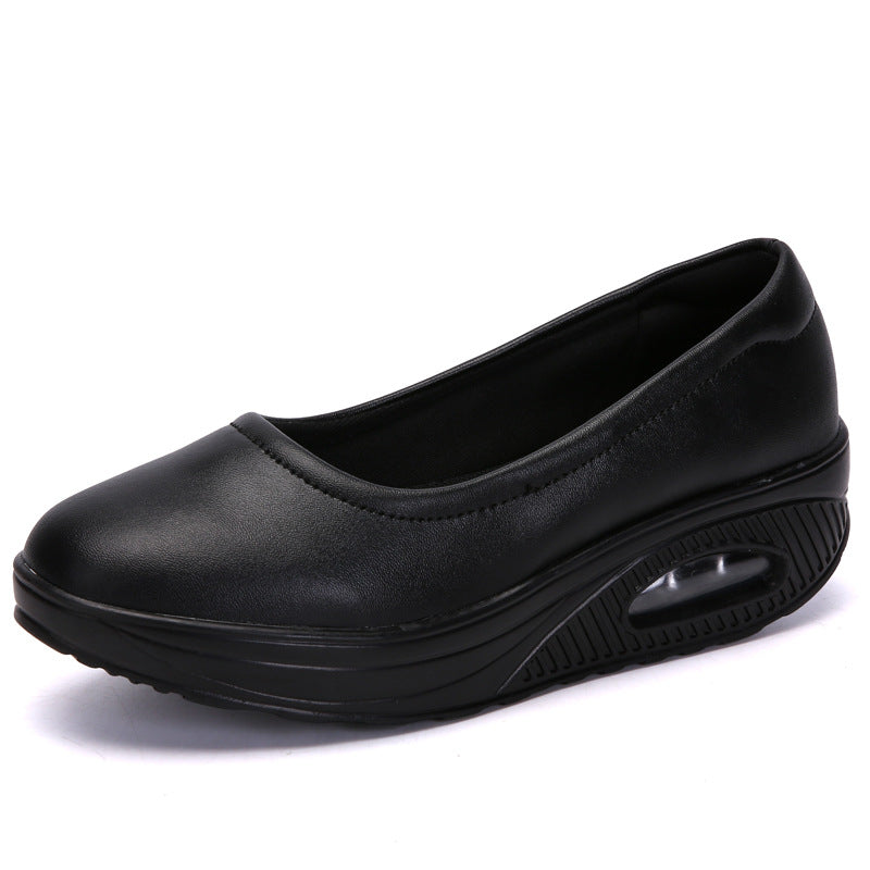 Women's orthopedic comfort slippers with air cushion and non-slip wedge sole Mune Fashion